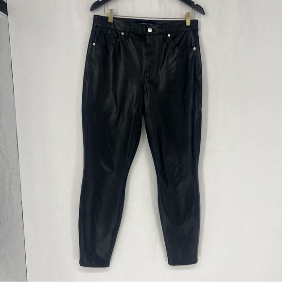 Veronica Beard Debbie Ankle Skinny Faux Leather Pants - Picture 3 of 11